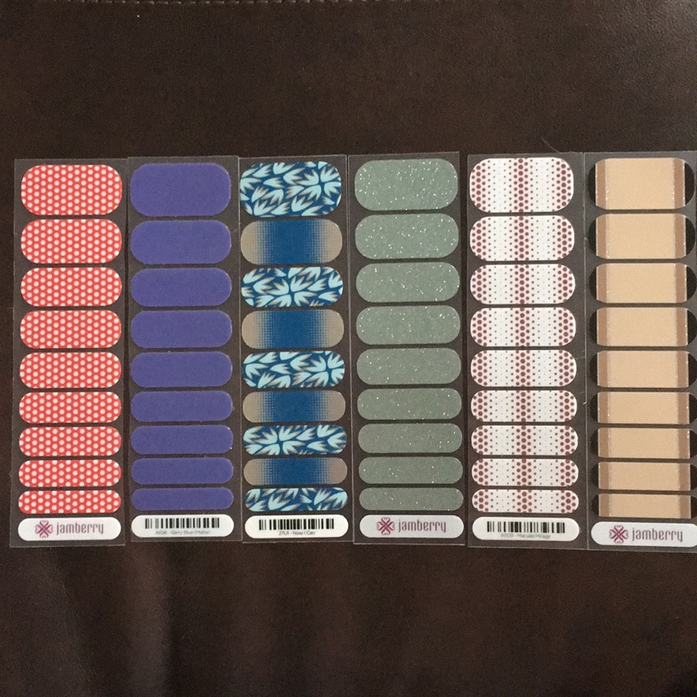 6 jamberry half sheets